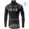 Maillot Cyclisme Hiver + Collant à Bretelles 2020 TEAM INEOS N002